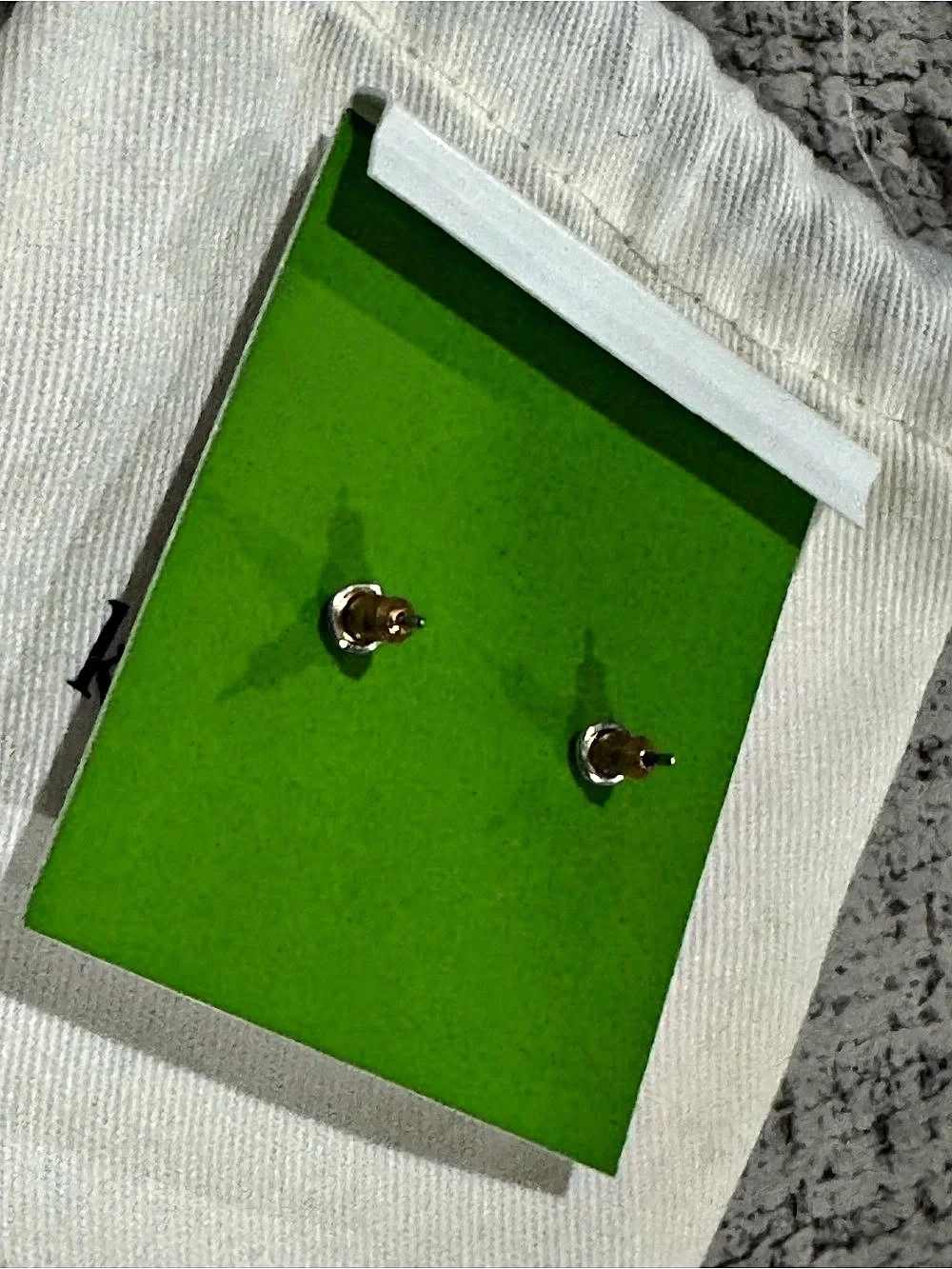 Kate Spade New York That Sparkle Round Stud Earrings Pink & Gold NWT